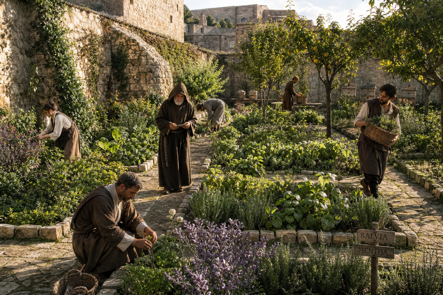 L'hortus conclusus del monastero